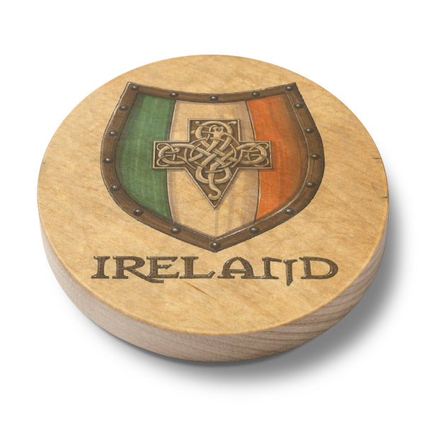Ireland Celtic Shield Magnetic Wooden Bottle Opener