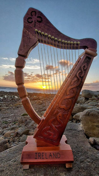 ☘️ Solid Mahogany Irish Harps ☘️