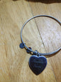 ☘️ Shamrock Vine Heart Bangle Bracelet ☘️