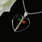 ☘️ Irish Celtic Cross Heart Necklace ☘️