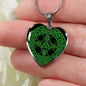 ☘️ Irish Celtic Cross Shield Heart Necklace ☘️