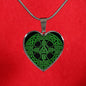 ☘️ Irish Celtic Cross Shield Heart Necklace ☘️