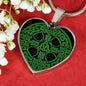 ☘️ Irish Celtic Cross Shield Heart Necklace ☘️