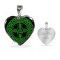 ☘️ Irish Celtic Cross Shield Heart Necklace ☘️