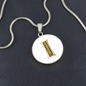 Celtic Initial Luxury Necklace - Initial I