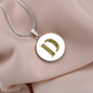Celtic Initial Luxury Necklace - Initial D