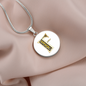 Celtic Initial Luxury Necklace - Initial F