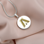 Celtic Initial Luxury Necklace - Initial A