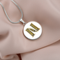Celtic Initial Luxury Necklace - Initial N