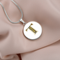 Celtic Initial Luxury Necklace - Initial T