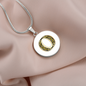 Celtic Initial Luxury Necklace - Initial O