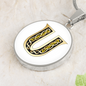 Celtic Initial Luxury Necklace - Initial U