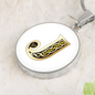 Celtic Initial Luxury Necklace - Initial J