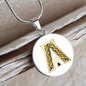 Celtic Initial Luxury Necklace - Initial A