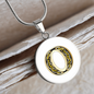 Celtic Initial Luxury Necklace - Initial O