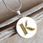 Celtic Initial Luxury Necklace - Initial K