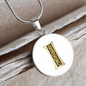 Celtic Initial Luxury Necklace - Initial I