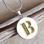 Celtic Initial Luxury Necklace - Initial B