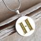 Celtic Initial Luxury Necklace - Initial H