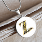 Celtic Initial Luxury Necklace - Initial Z