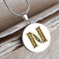 Celtic Initial Luxury Necklace - Initial N