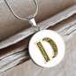 Celtic Initial Luxury Necklace - Initial D