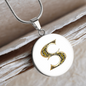 Celtic Initial Luxury Necklace - Initial S