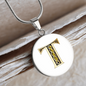 Celtic Initial Luxury Necklace - Initial T
