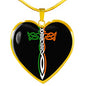 ☘️ Irish Celtic Cross Heart Necklace ☘️
