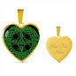 ☘️ Irish Celtic Cross Shield Heart Necklace ☘️