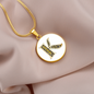 Celtic Initial Luxury Necklace - Initial K