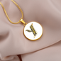 Celtic Initial Luxury Necklace - Initial Y