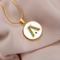 Celtic Initial Luxury Necklace - Initial A