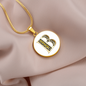 Celtic Initial Luxury Necklace - Initial B