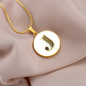Celtic Initial Luxury Necklace - Initial J