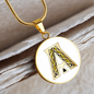 Celtic Initial Luxury Necklace - Initial A