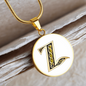 Celtic Initial Luxury Necklace - Initial Z