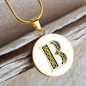 Celtic Initial Luxury Necklace - Initial B