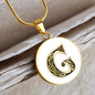 Celtic Initial Luxury Necklace - Initial G
