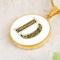 Celtic Initial Luxury Necklace - Initial D