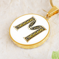 Celtic Initial Luxury Necklace - Initial M