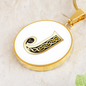 Celtic Initial Luxury Necklace - Initial J