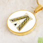 Celtic Initial Luxury Necklace - Initial A