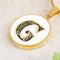 Celtic Initial Luxury Necklace - Initial G