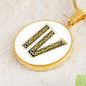 Celtic Initial Luxury Necklace - Initial W