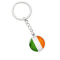 Ireland Flag Graphic Circle Keychain