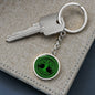 Irish Tree of Life Graphic Circle Keychain