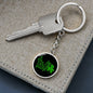 LOVE Ireland Graphic Circle Keychain
