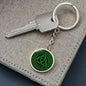 Irish Trinity Knot Graphic Circle Keychain