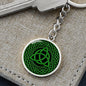 Irish Trinity Knot Graphic Circle Keychain